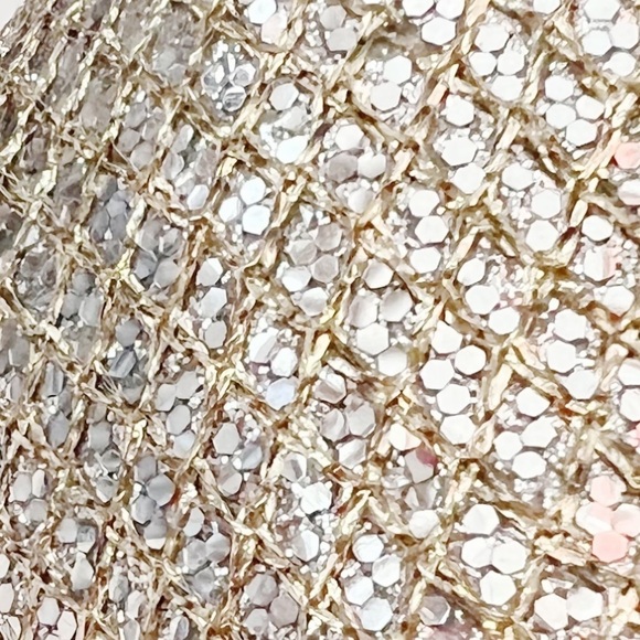 Cole Haan Silver Glitter Pointed Toe High Heel Pumps Size 8 - Picture 13 of 15